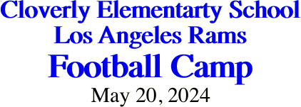 Cloverly Elementary School Los Angeles Rams