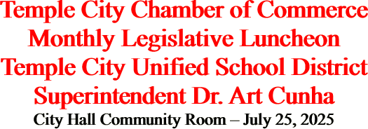 Temple City Chamber of Commerce Monthly