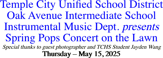 Temple City Unified School District Oak