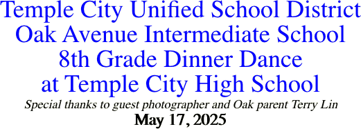 Temple City Unified School District Oak
