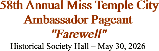  58th Annual Miss Temple