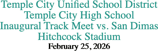 Temple City Unified School District Temple